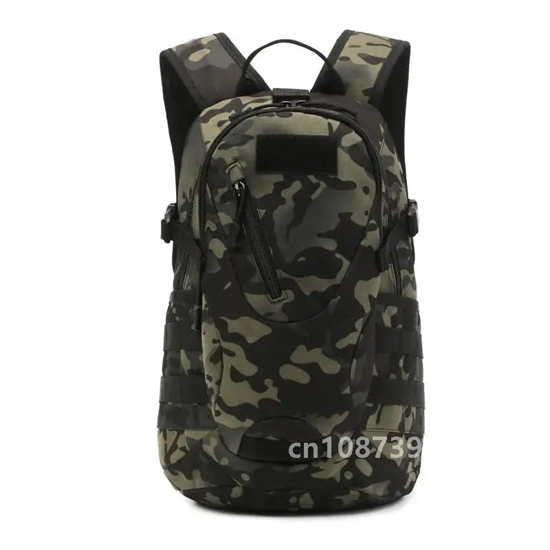20L Tactical Backpack With USB Function Black CP Bags