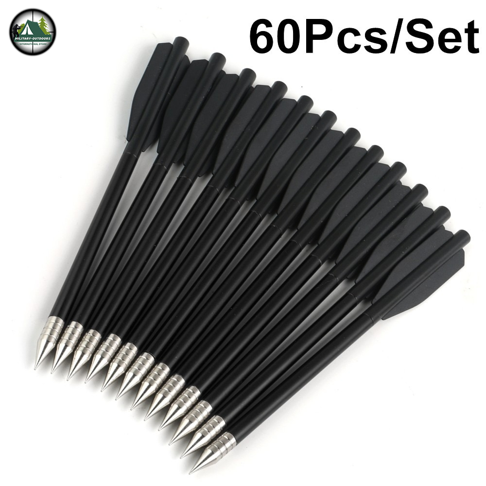 60Pcs 6.5" Mini Crossbow Bolts Aluminium Arrows for 50 & 80 lbs Pistol Crossbow VariantValue Arrow