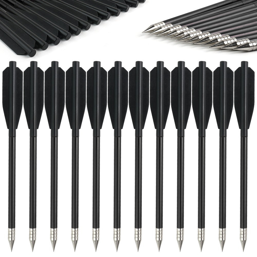 60Pcs 6.5" Mini Crossbow Bolts Aluminium Arrows for 50 & 80 lbs Pistol Crossbow Arrow