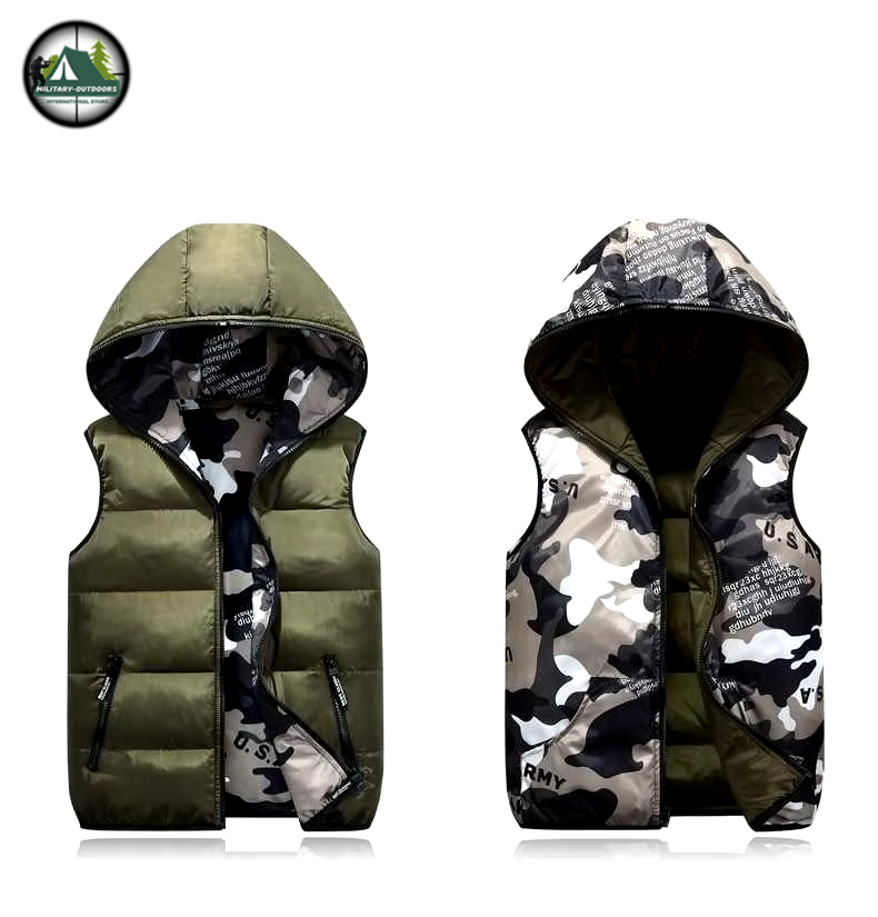 Camouflage Child Cotton Vest Kids boys
