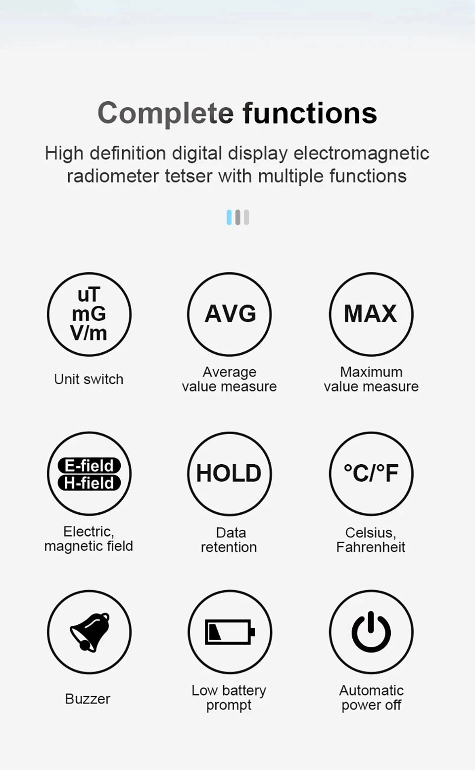 Electromagnetic Field Radiation Tester Radiation