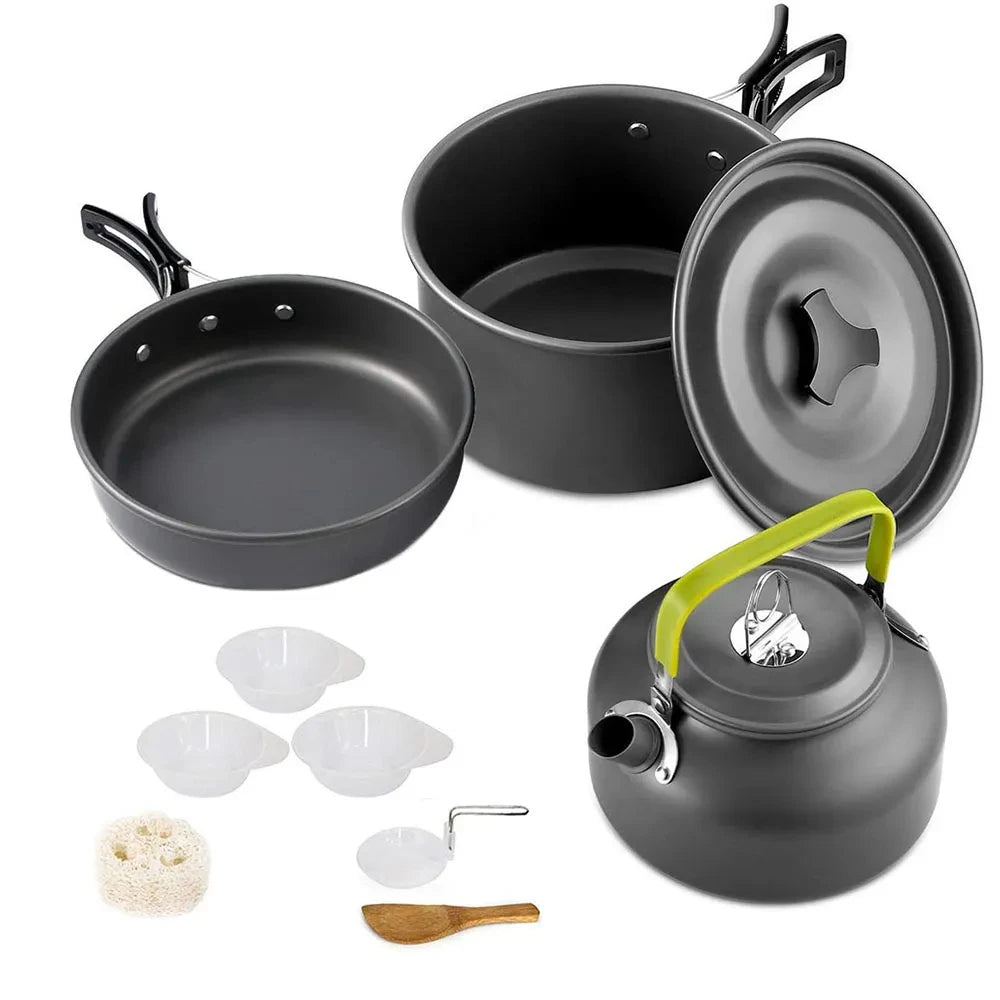 Outdoor Picnic Set For 2-3 People H Cookware