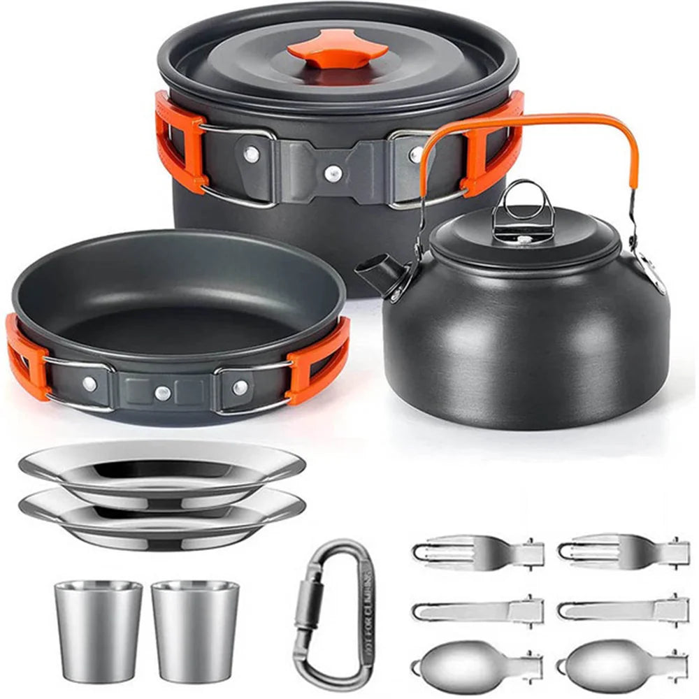 Outdoor Picnic Set For 2-3 People E Cookware