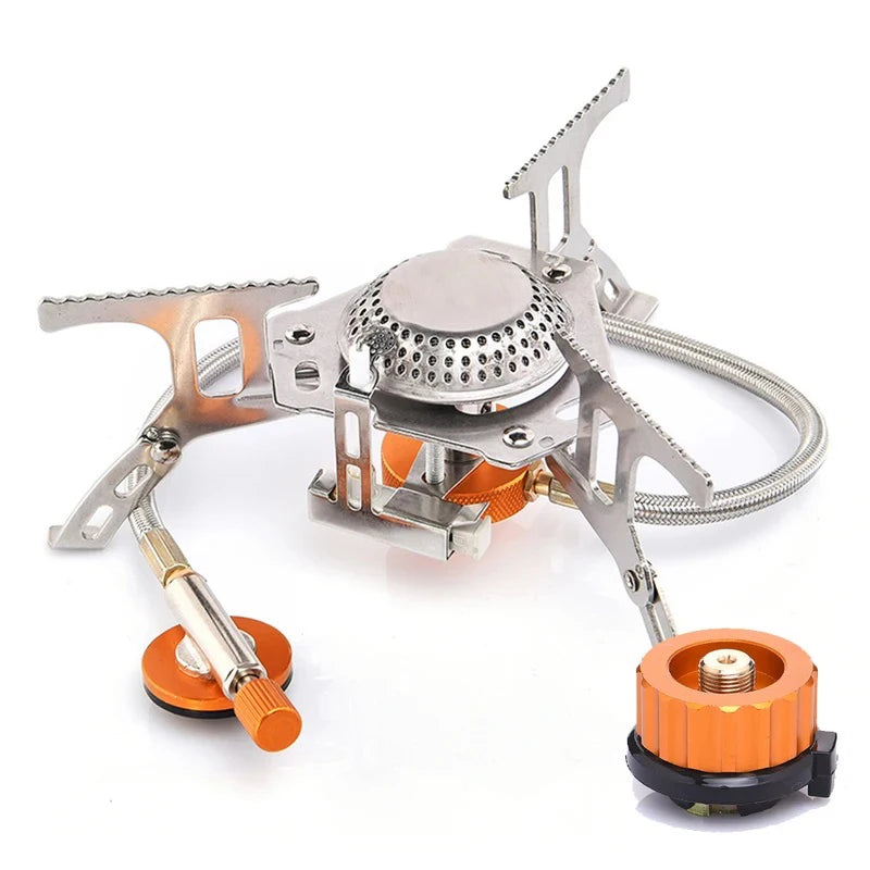 Portable Camping Gas Stove 3500W With adapator Stove