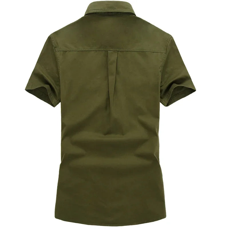 Short Sleeve Tactical Air Assault Shirts 100% Cotton Shirt Short