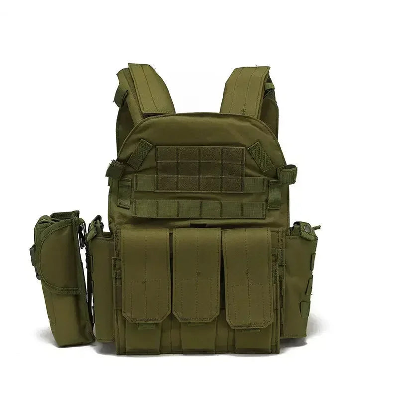 Tactical Vest With Magazine Pouch Army Green Vest