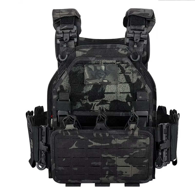 YAKEDA Battlefield Tactical Vest US MC BLK Vest