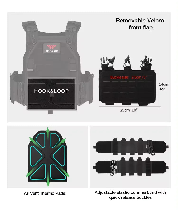 YAKEDA Battlefield Tactical Vest Vest