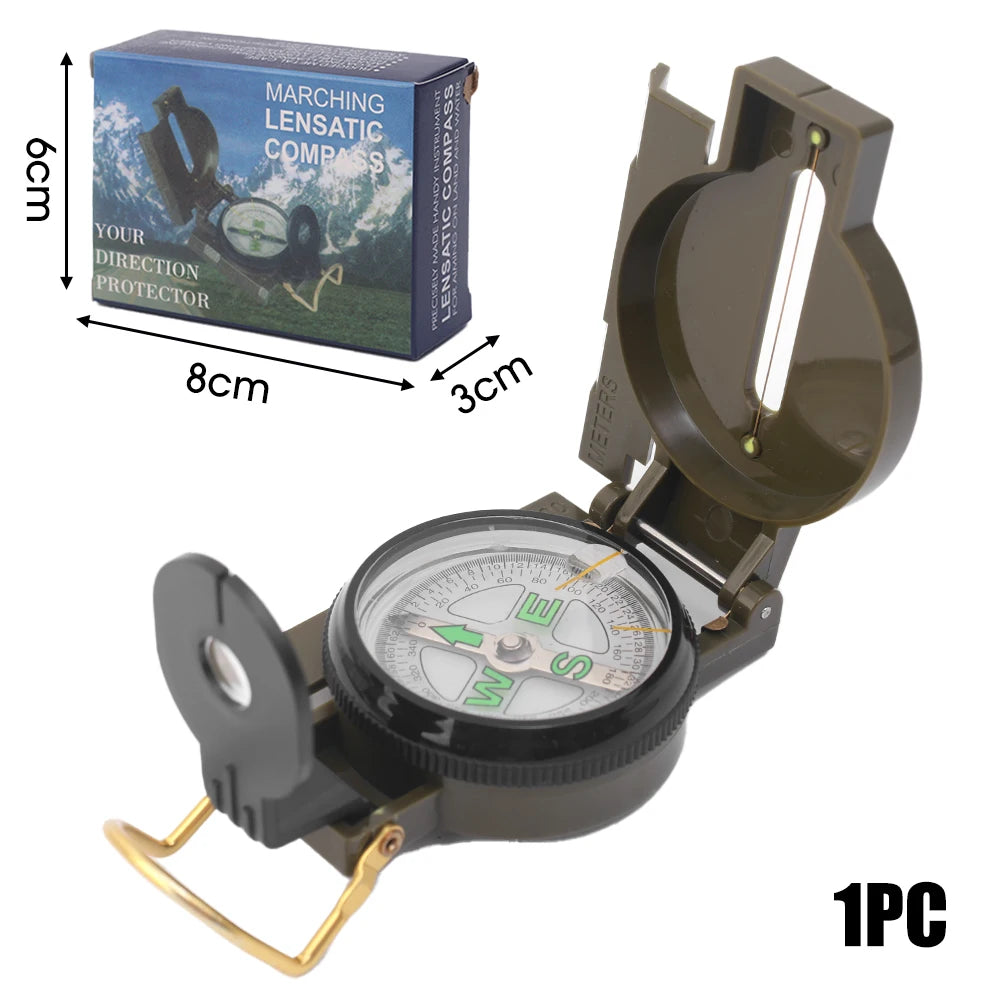 Military-Outdoors.com Authentic Military Compass Green Compas
