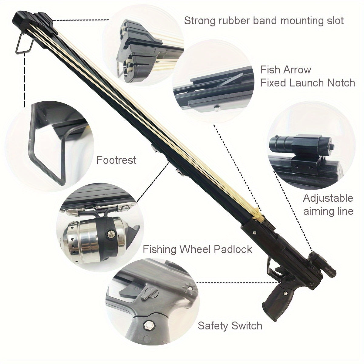 Automatic Fish Shooting Slingshot by Military-Outdoors Crossbow