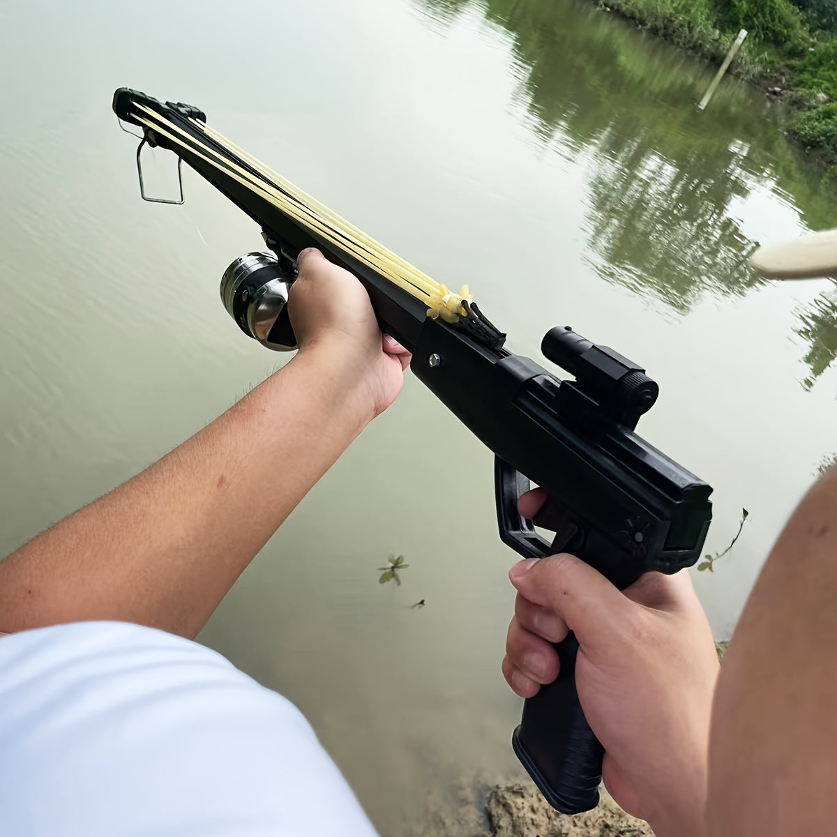 Automatic Fish Shooting Slingshot by Military-Outdoors Crossbow