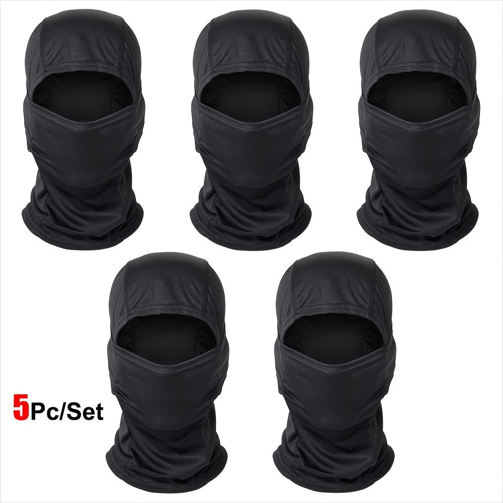 Military-Outdoors Balaclava Full Face Mask - 5 Pack Combination 6 Mask