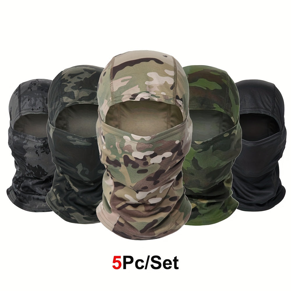 Military-Outdoors Balaclava Full Face Mask - 5 Pack Mask
