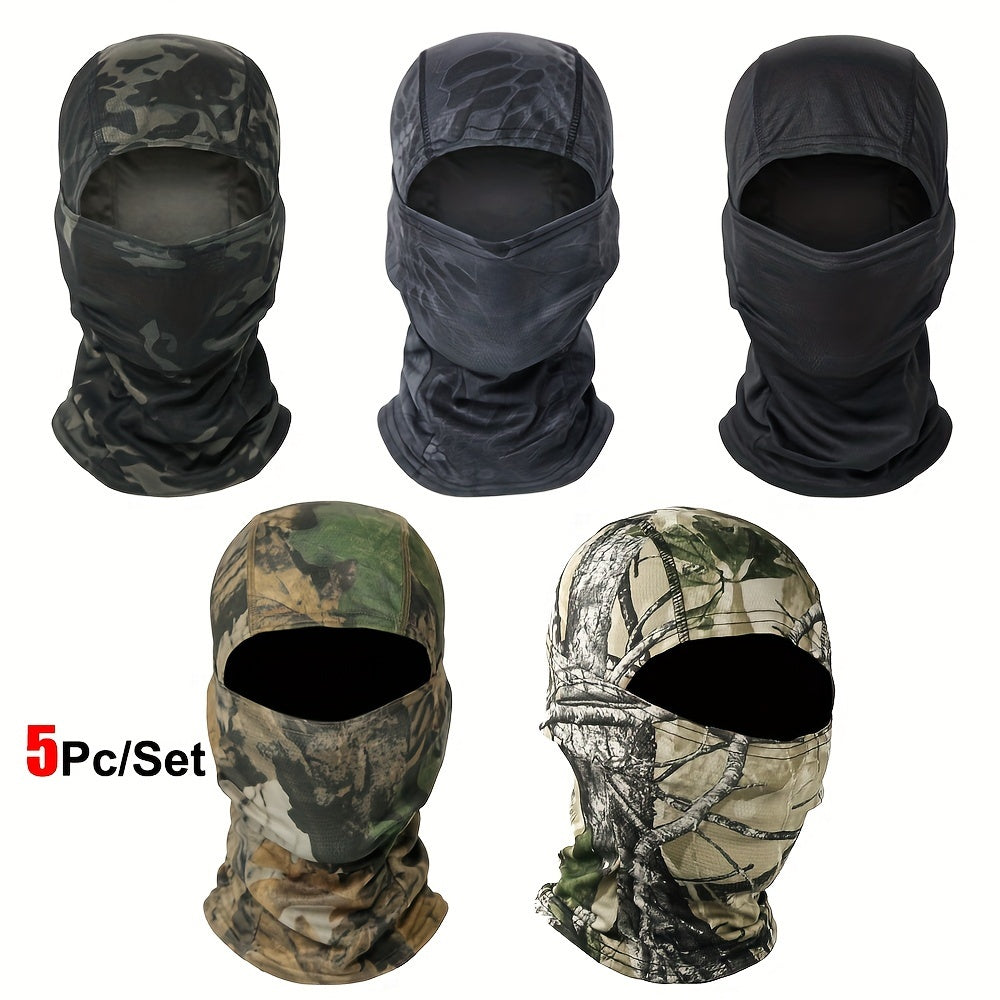 Military-Outdoors Balaclava Full Face Mask - 5 Pack Combo 14 Mask