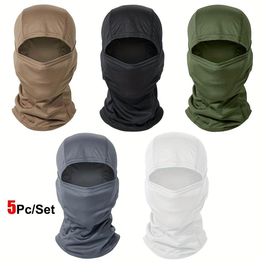 Military-Outdoors Balaclava Full Face Mask - 5 Pack Combination 2 Mask