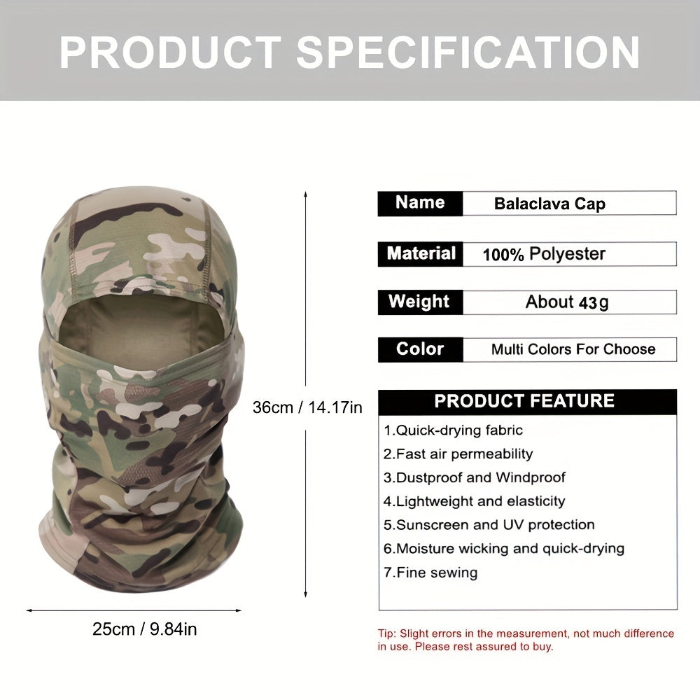 Military-Outdoors Balaclava Full Face Mask - 5 Pack Mask