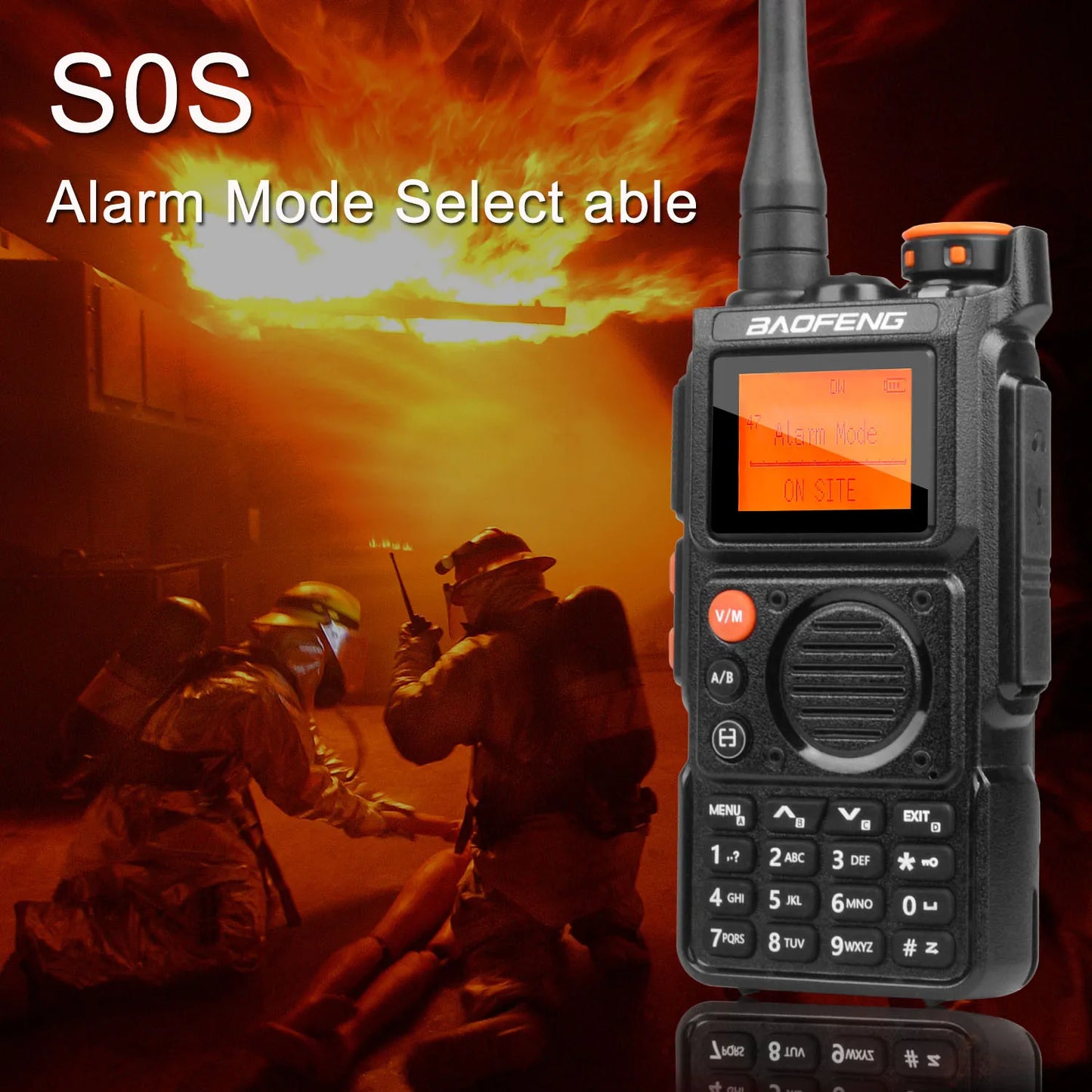 Walkie Talkie Baofeng K6 Multi-Band 999 Ch Walkie Talkie