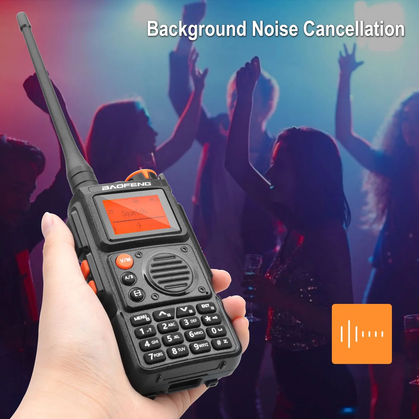 Walkie Talkie Baofeng K6 Multi-Band 999 Ch Walkie Talkie