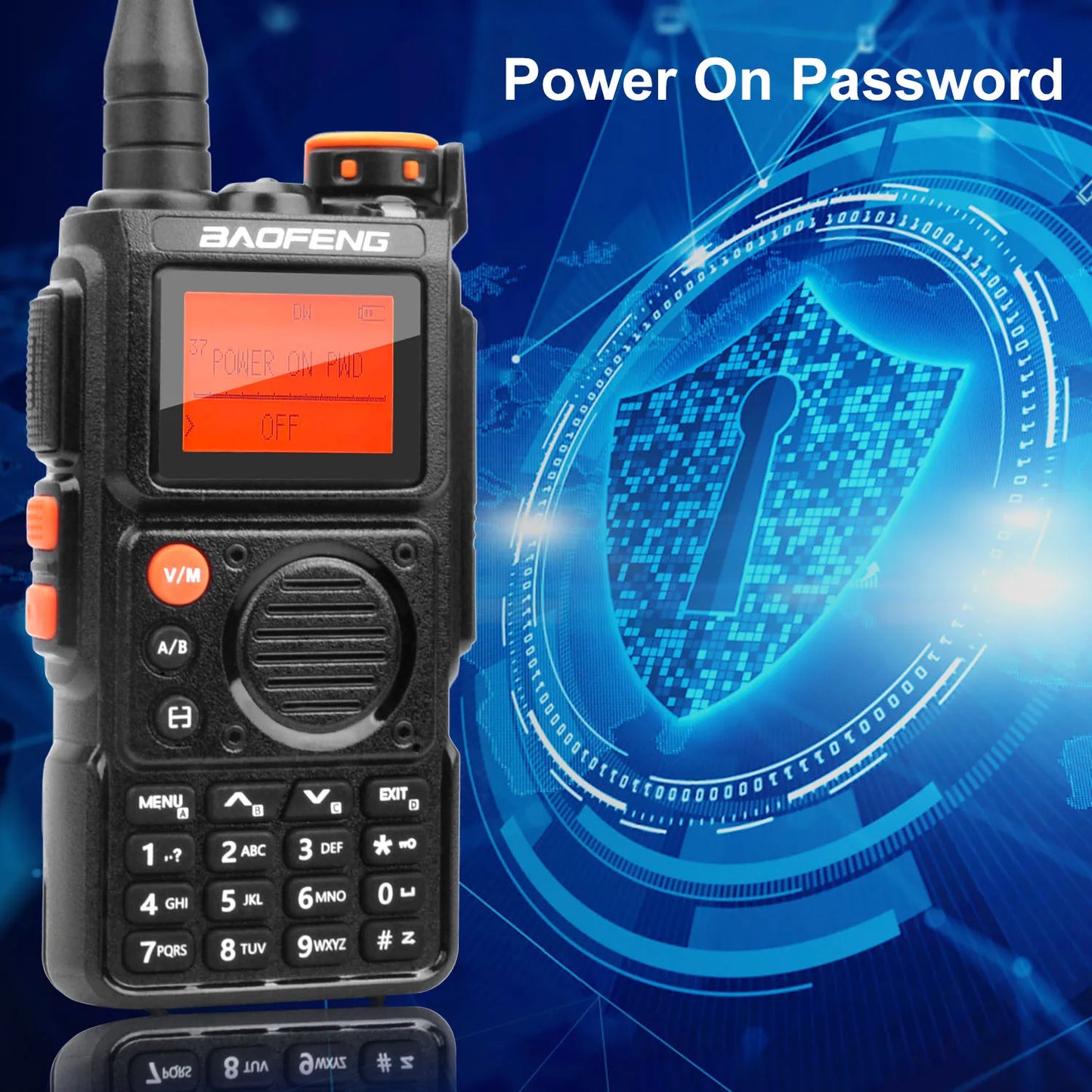 Walkie Talkie Baofeng K6 Multi-Band 999 Ch Walkie Talkie
