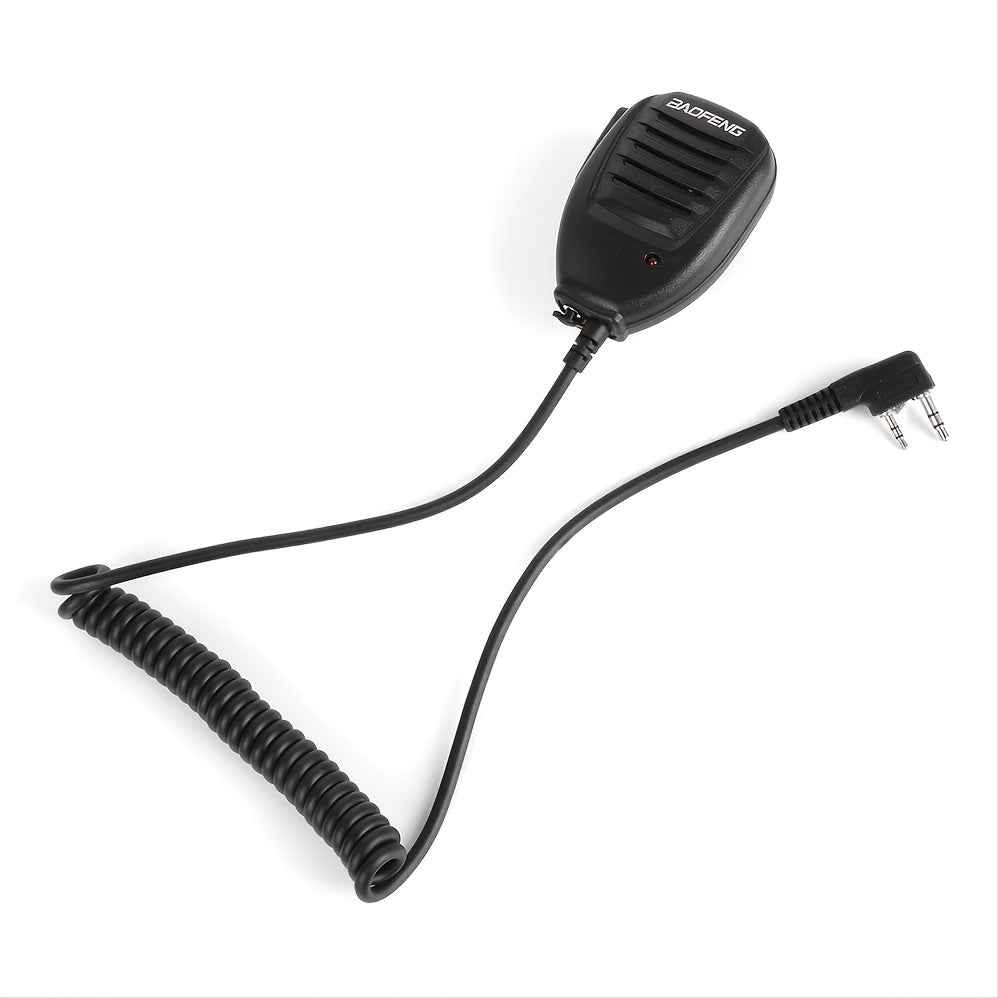 Baofeng Speaker Mic For Two Way Radio - PTT Button Walkie Talkie
