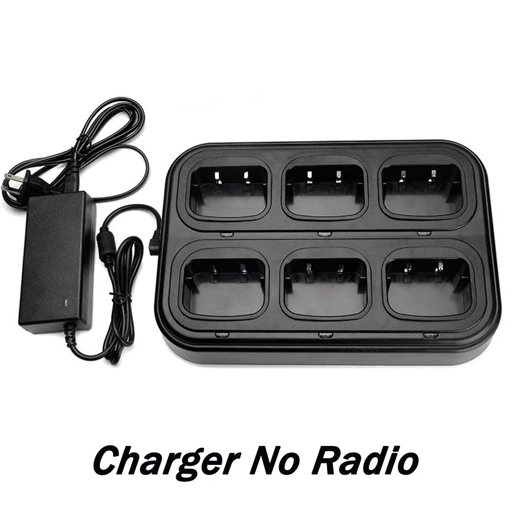 6X Baofeng BF888s Full Set Walkie Talkie With Six Way Charger Charger Only EU Walkie Talkie