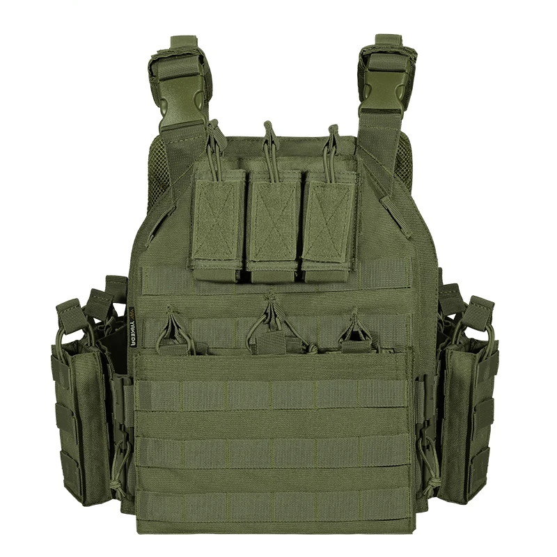 Military-Outdoors Battlefield Tactical Vest for Adventures army green max size is 50 in Vest