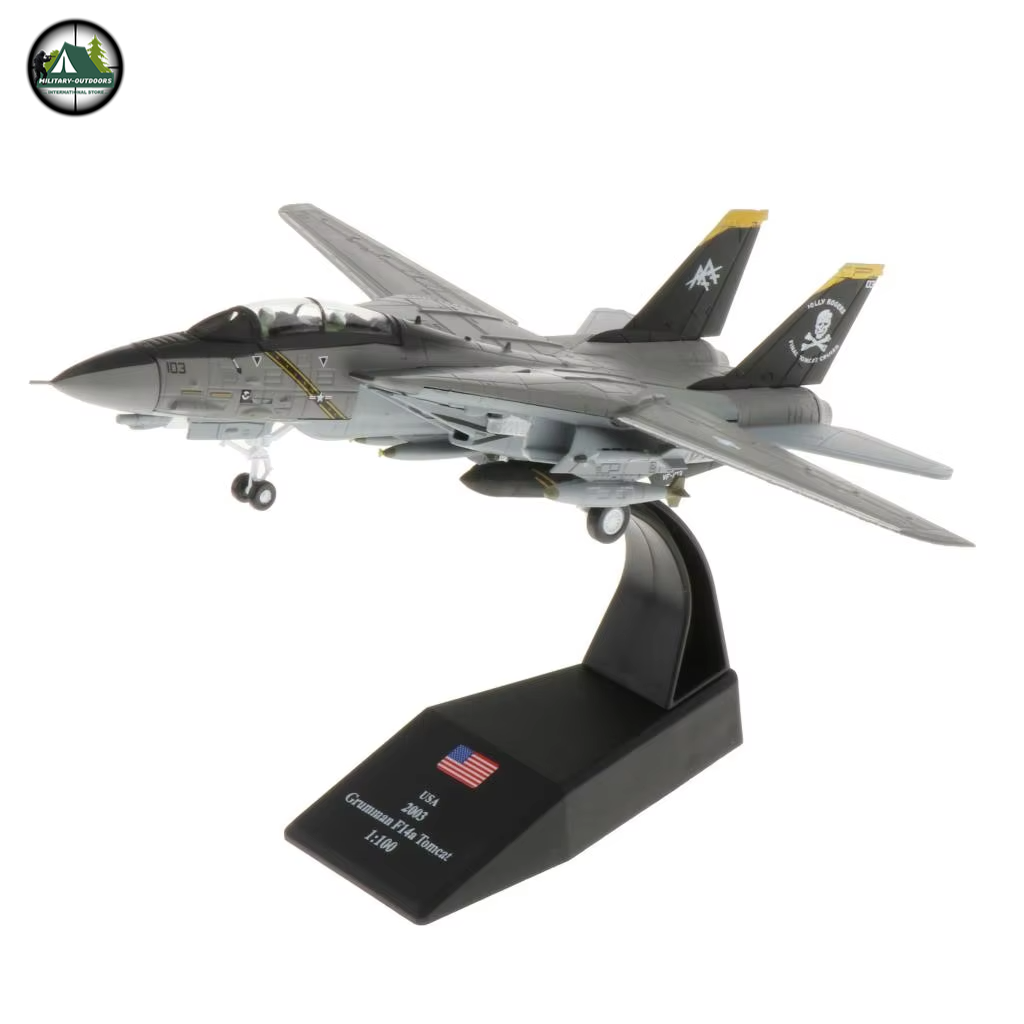 1:100 F-14 Super Flanker Jet Fighter F 14 VehicleModel