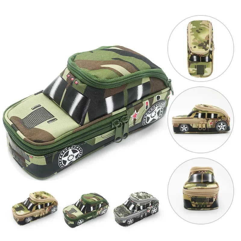 Military-Outdoors Camouflage Pencil Case for Kids Kids Cases