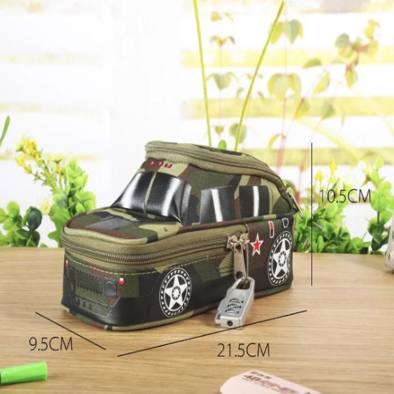 Military-Outdoors Camouflage Pencil Case for Kids Kids Cases