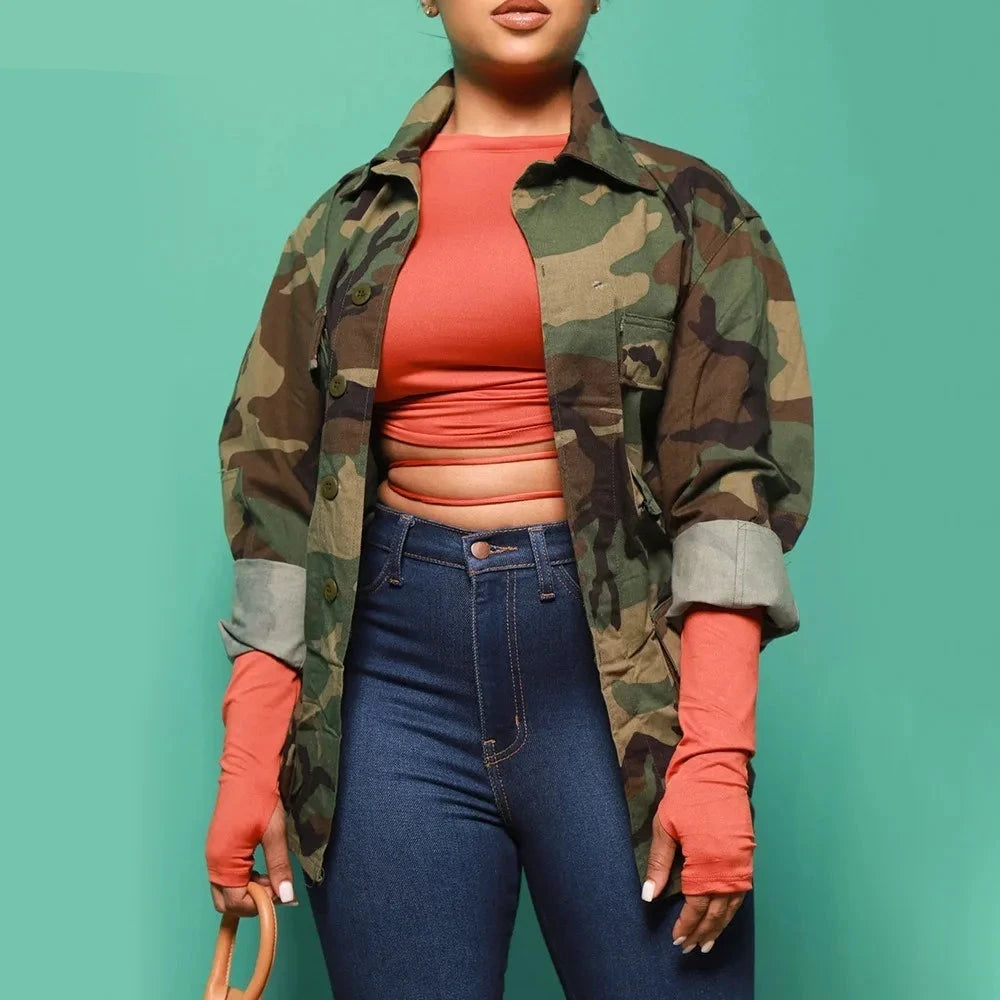 Camouflage Womens Jacket for Adventure Jacket