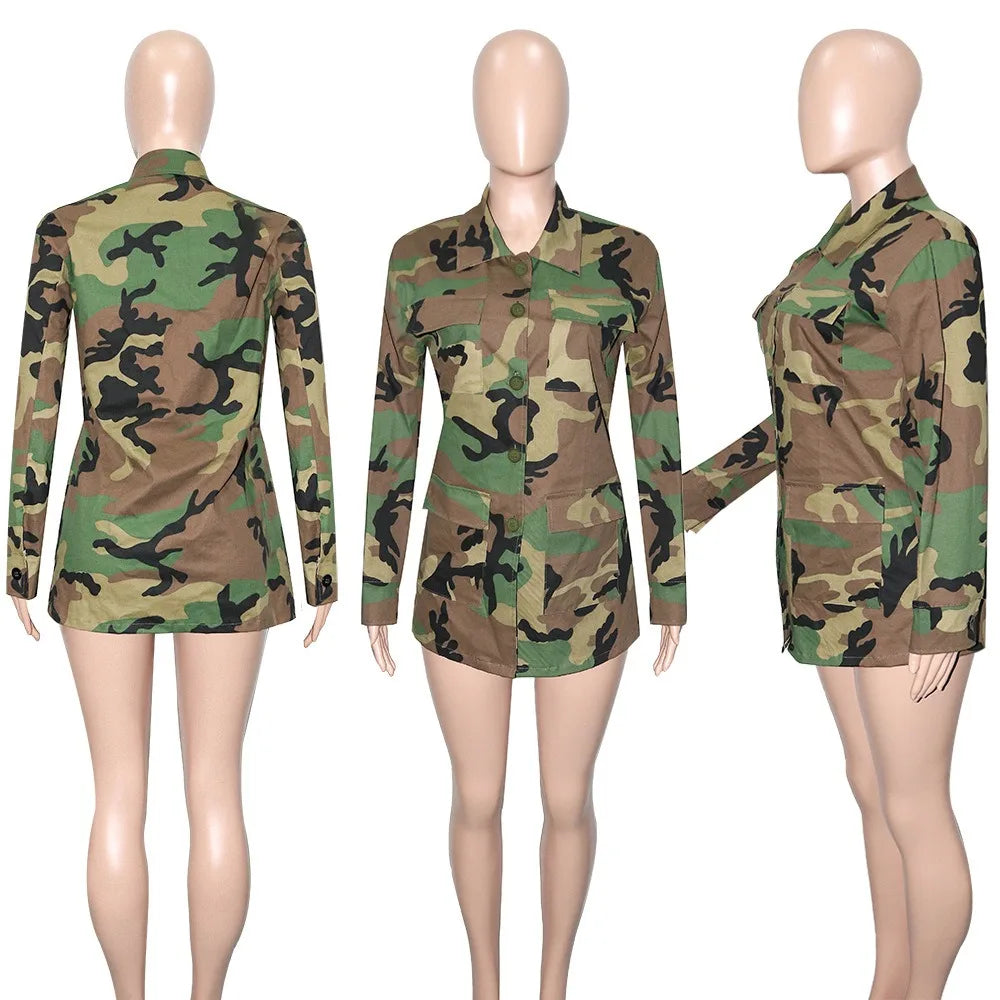 Camouflage Womens Jacket for Adventure Jacket