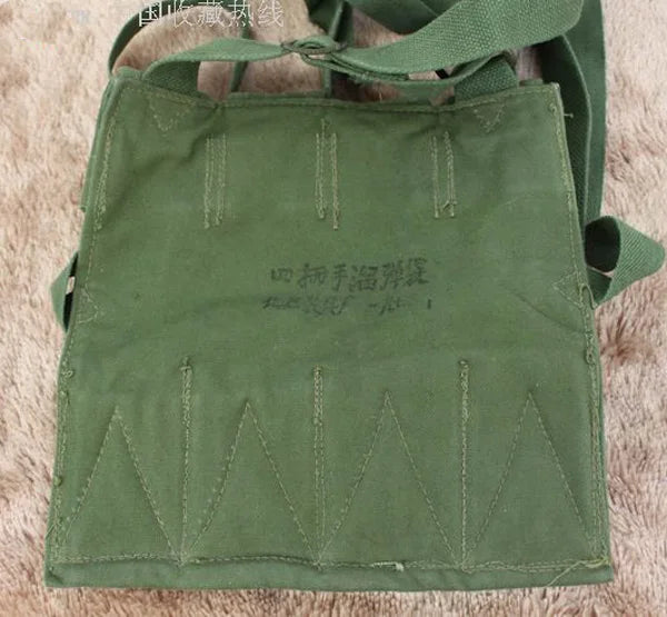 Army Surplus: Original Chinese Canvas Pouch Surplus