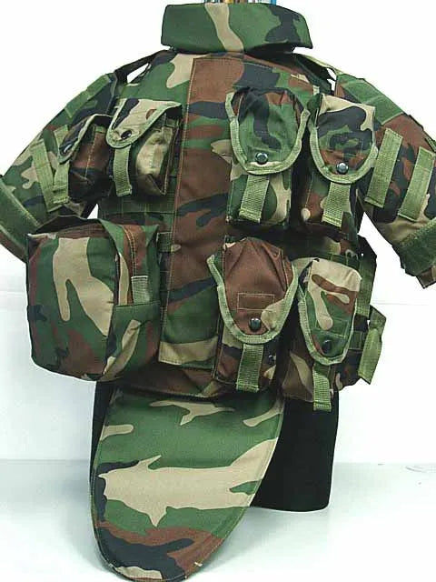Interceptor Training Combat Tactical Vest Woodland Camo Vest