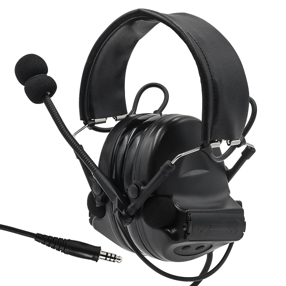 Military-Outdoors Tactical Headset Comtac II BK Headphone