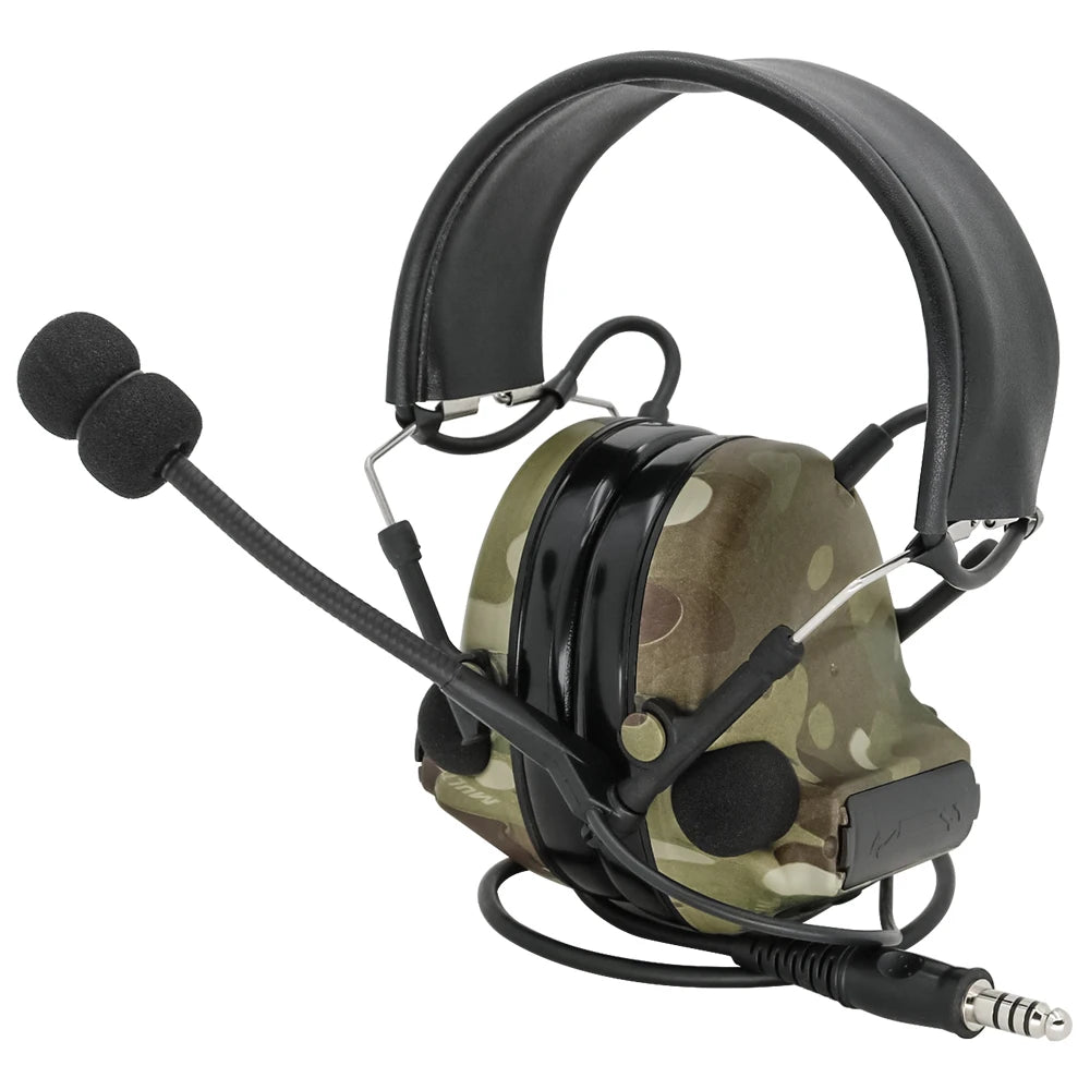Military-Outdoors Tactical Headset Comtac II MC camouflage Headphone