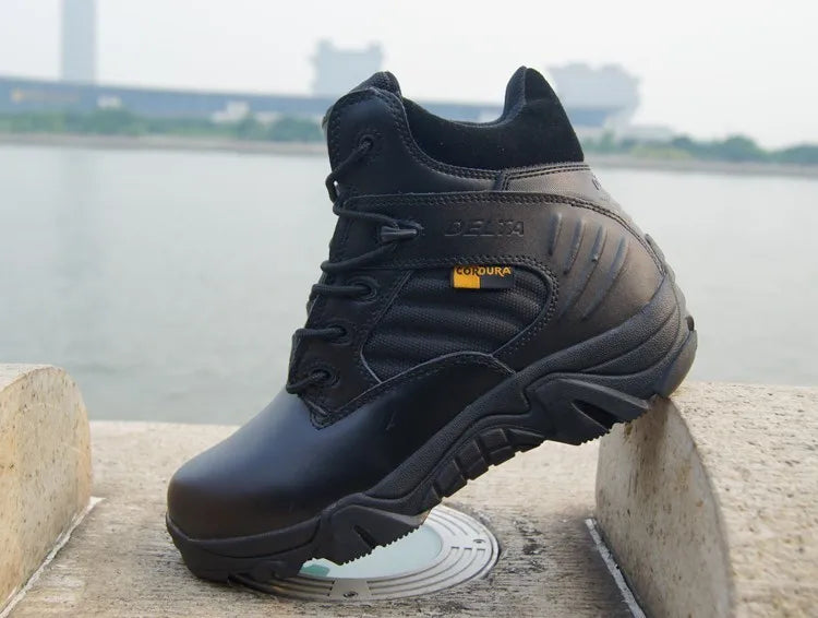 Delta Force Leather Tactical Boots - Military-Outdoors Tactical Boots