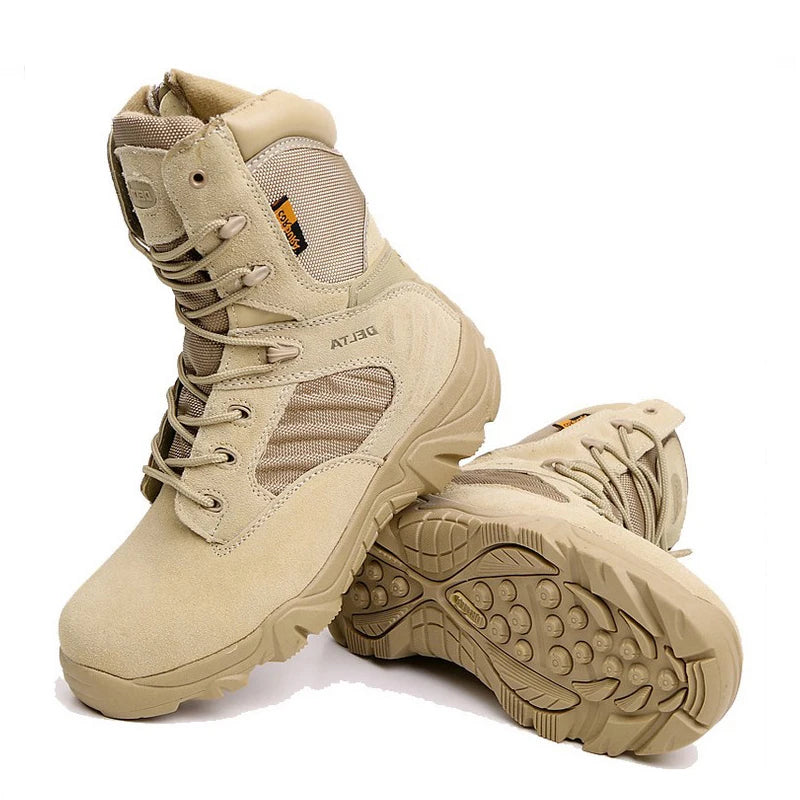 Delta Force Leather Tactical Boots - Military-Outdoors Tactical Boots