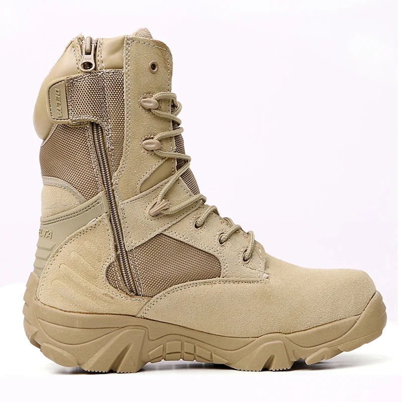 Delta Force Leather Tactical Boots - Military-Outdoors Tactical Boots