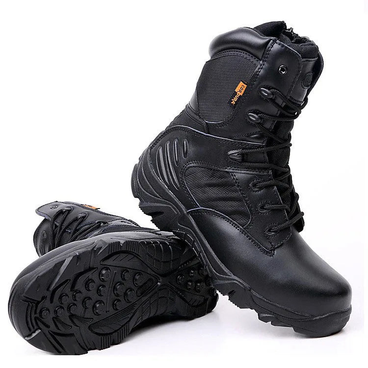 Black Delta Squad ankle boots tactical boots with rugged soles and ankle support from Military-Outdoors.com