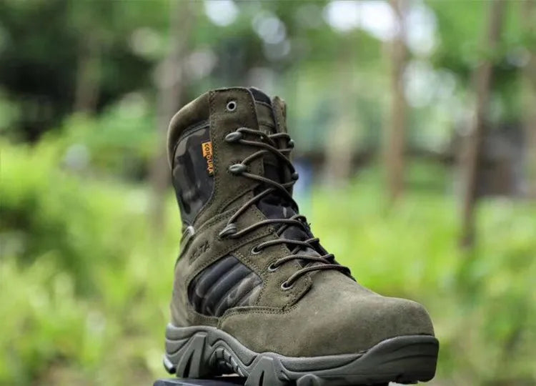 Delta Squad ankle boots tactical boot in olive green with rugged sole from Military-Outdoors.com