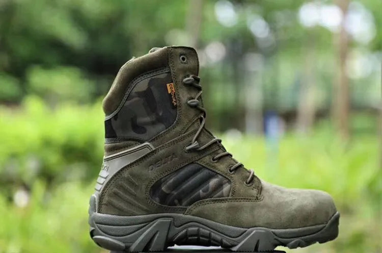Military-Outdoors.com Delta Squad ankle boots tactical camouflage high-top design