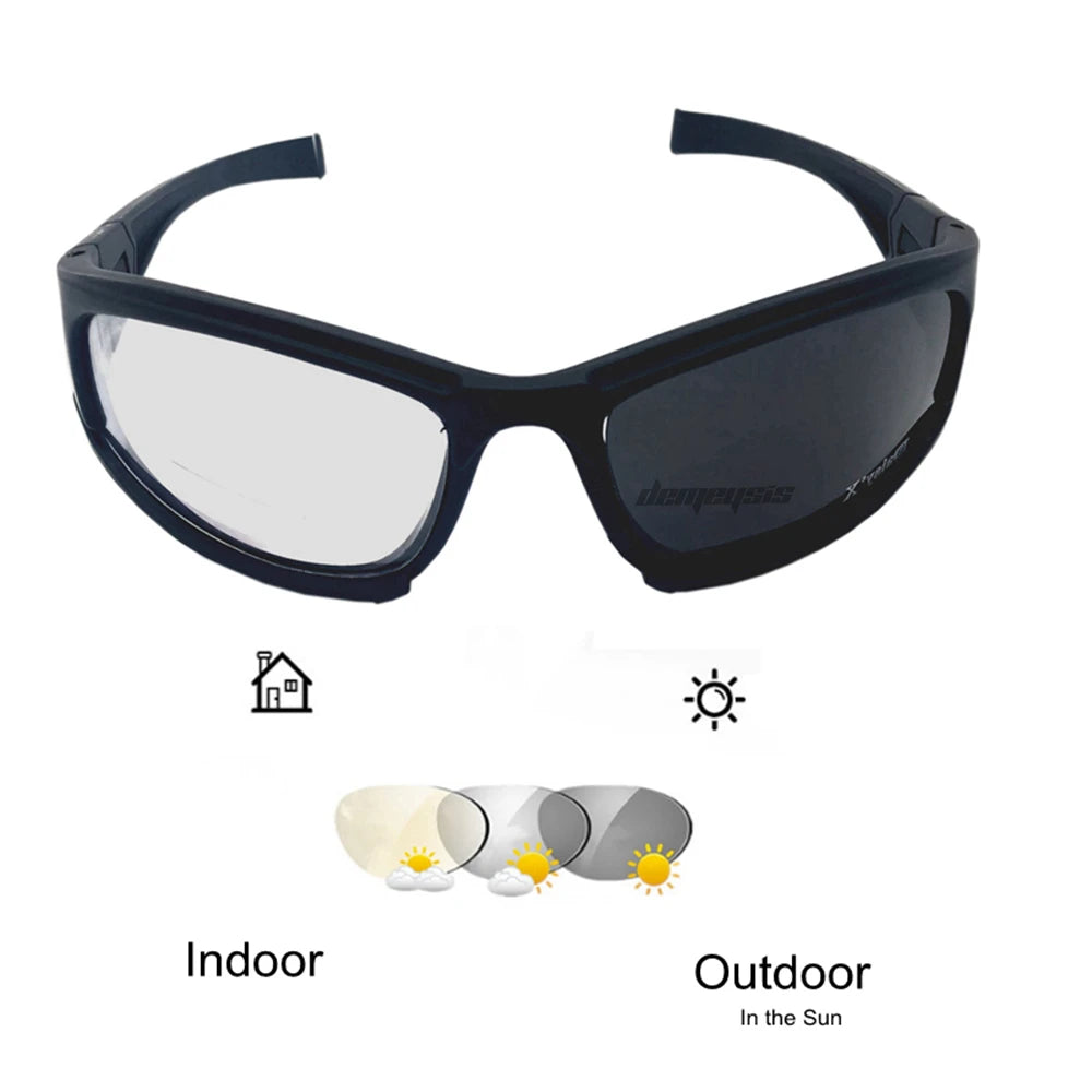 Photochromic Polarized Military Grade Tactical Glasses Sunglasses
