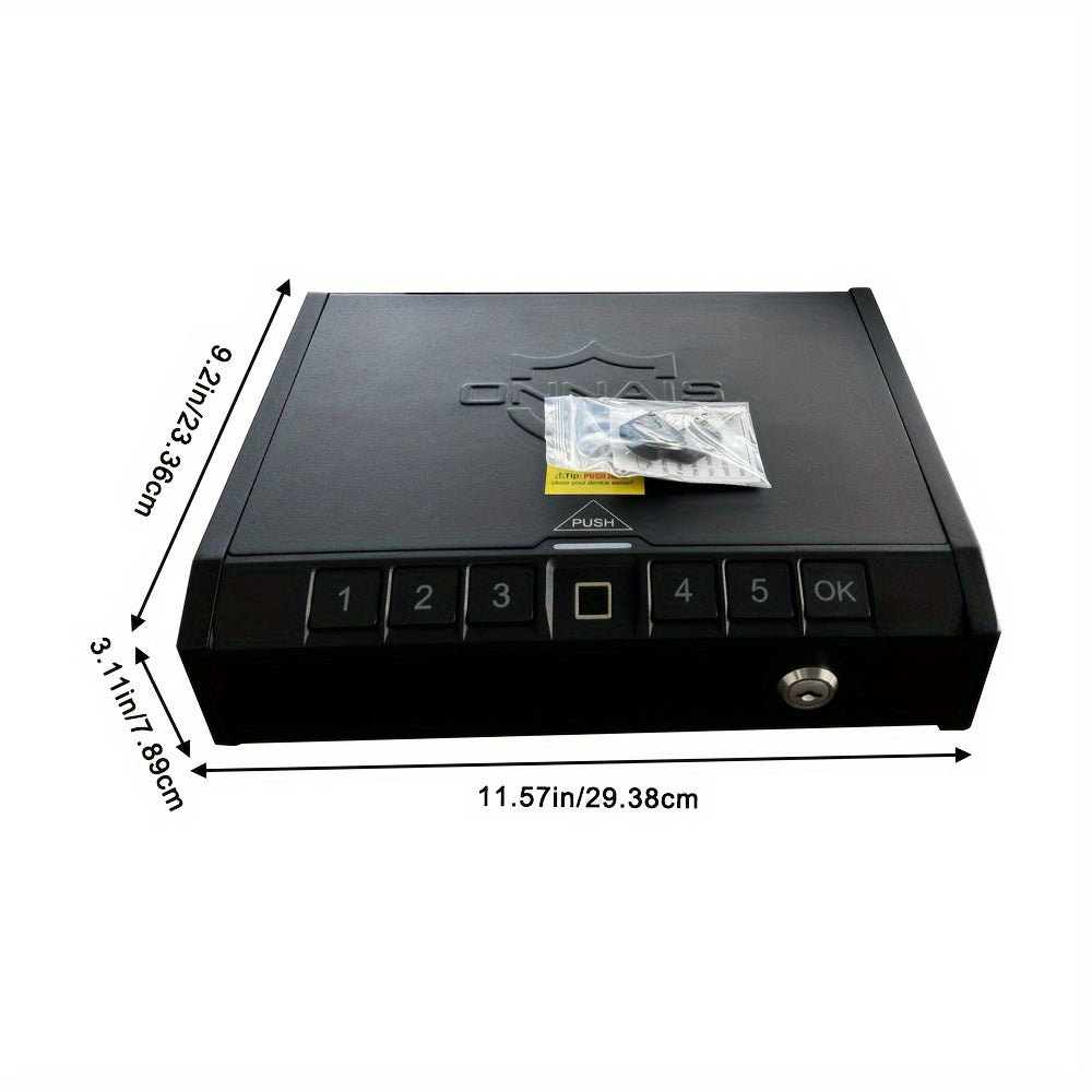Military-Outdoors.com biometric gun safe for pistols with keypad and fingerprint scanner
