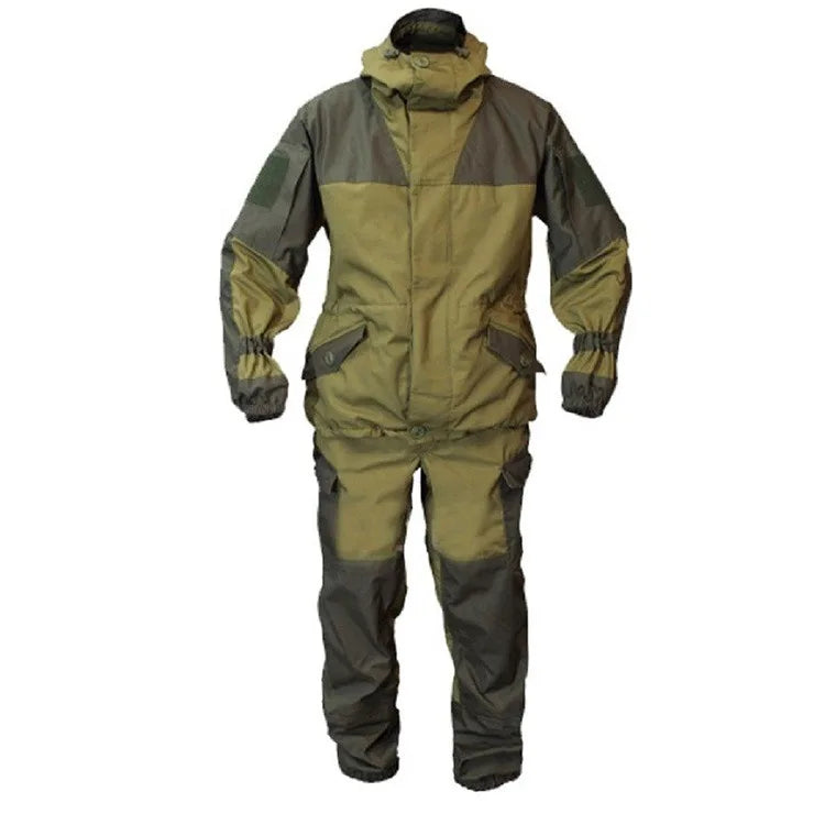 Gorka Military Suit - Durable Tactical Gear for Outdoors Army Green Suit