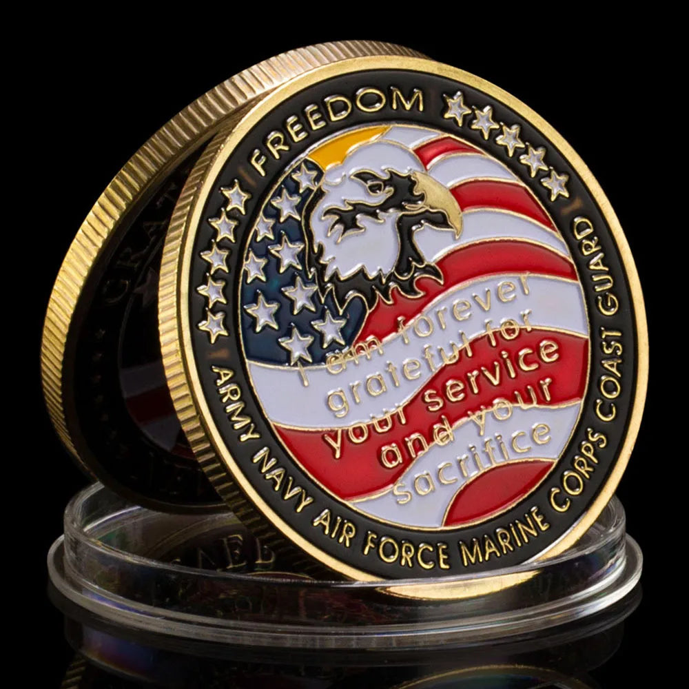 Grateful Nation Veteran Coin - POW MIA Tribute Coin