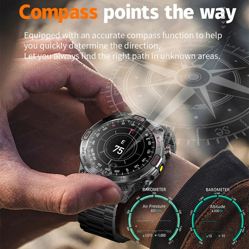 Outdoor Smart Watch With GPS Tracking Watch
