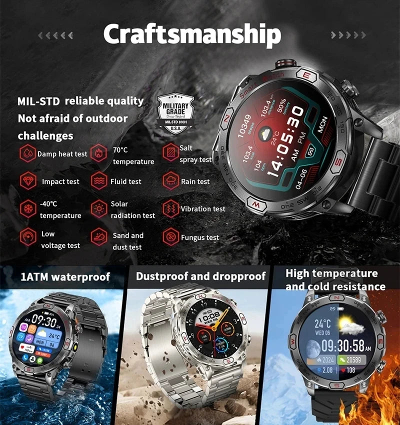 Outdoor Smart Watch With GPS Tracking Watch