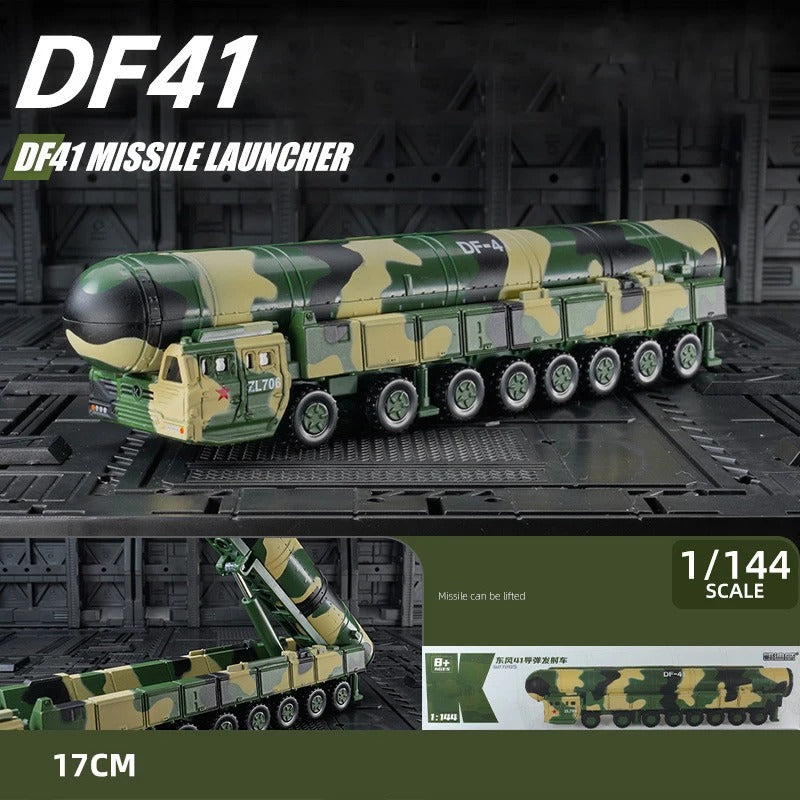DF41 Missile Launcher vehicle model in camouflage military colors