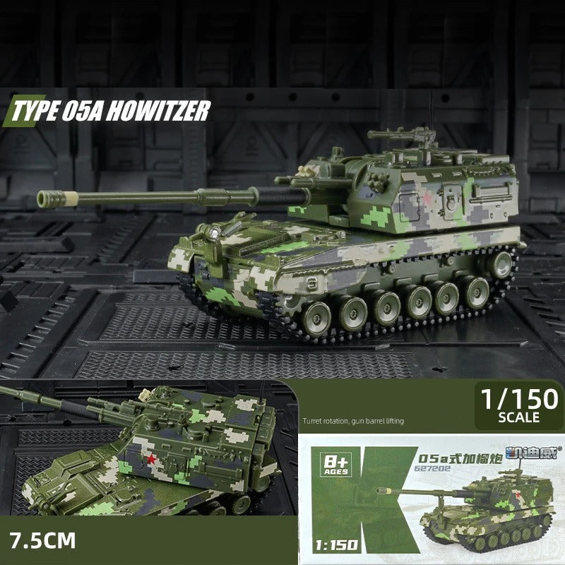 Hummer Military Vehicle Model Type 05A Howitzer detailed camo tank replica