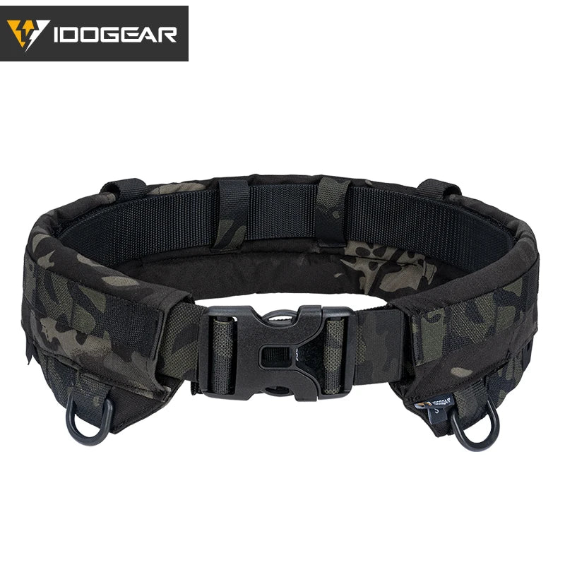 Inner And Outer Adjustable Combat Belt Multi-camo Black Tactical Belt